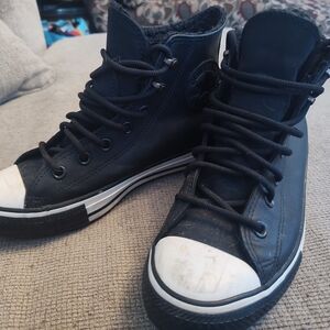 Converse Mountain Club High Top Fleece Lined Soft Leather GorTex Sneakers